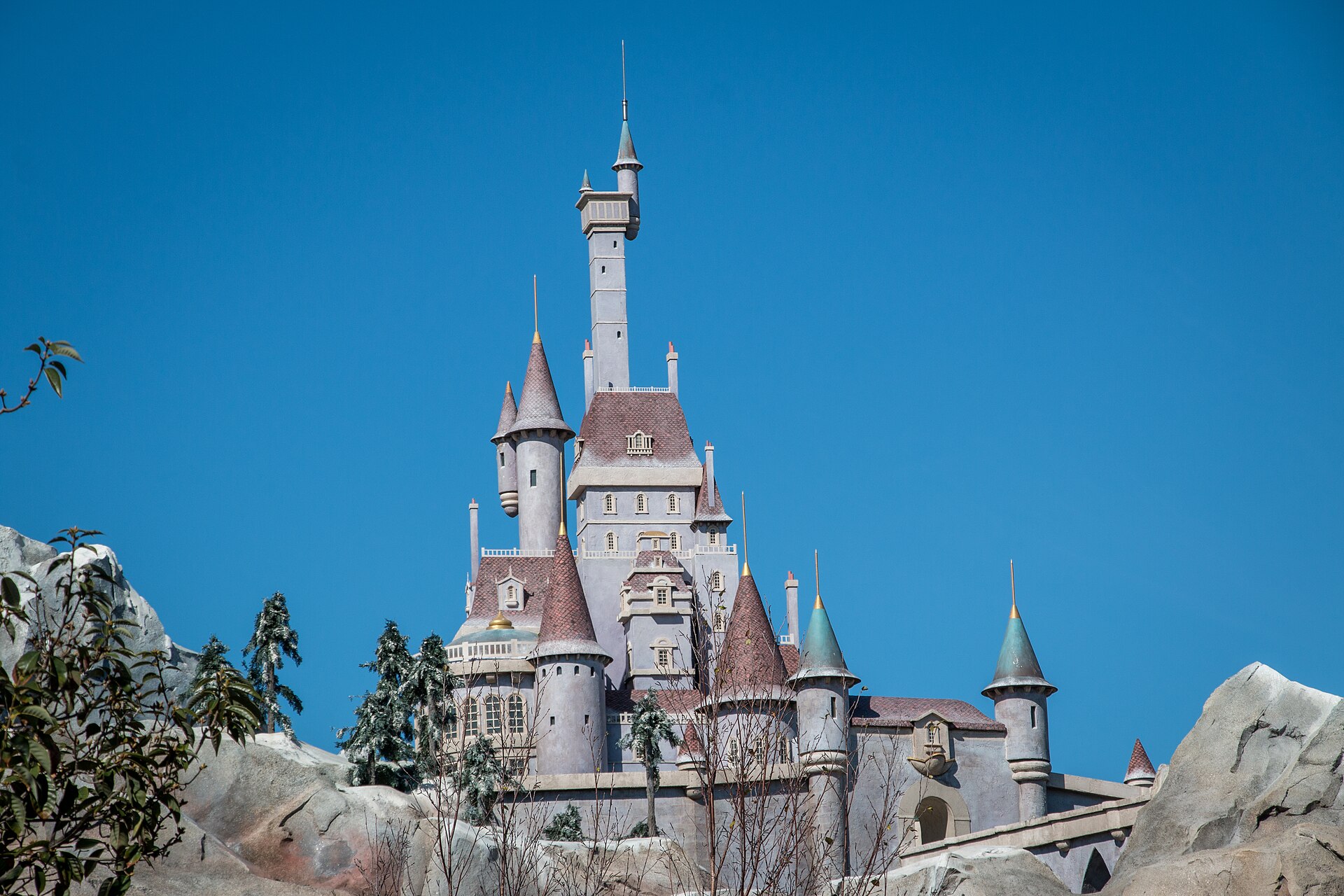 Be Our Guest, in the Beast's castle
