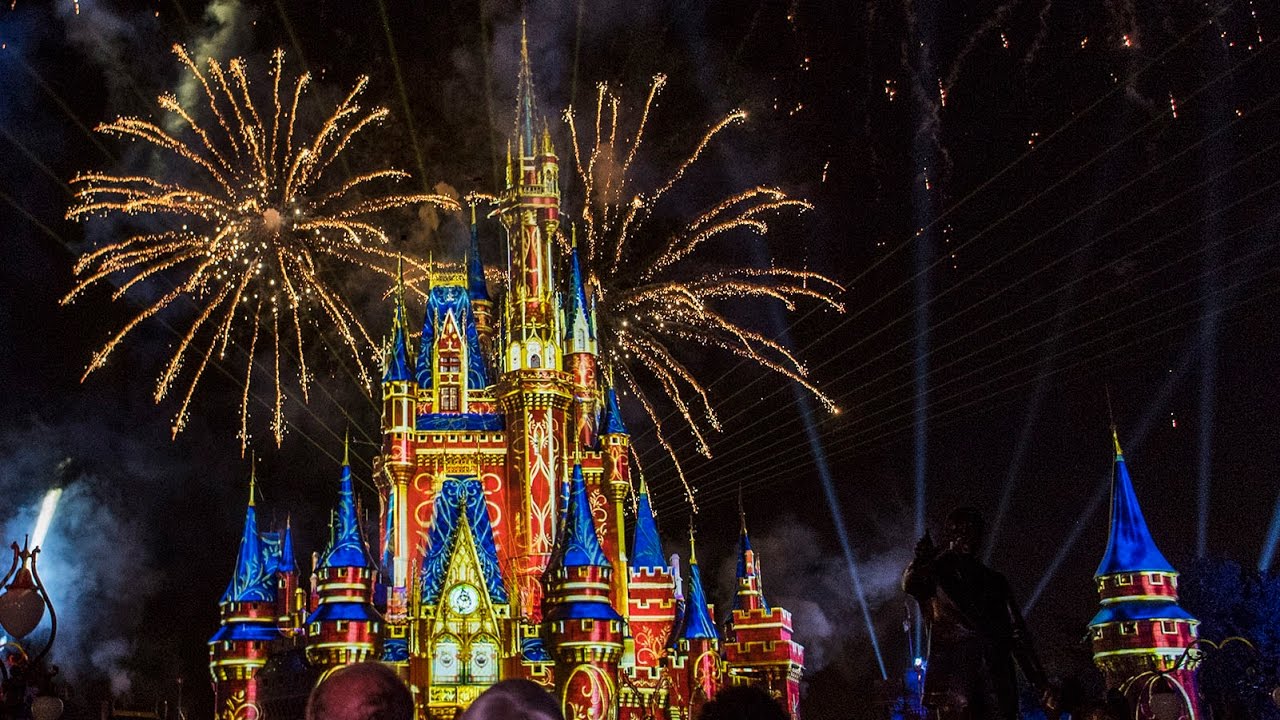 Happily Ever After over Cinderella Castle